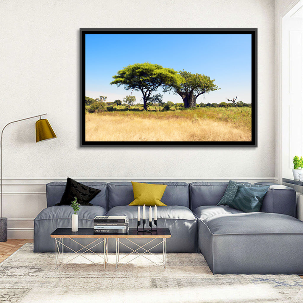 Acacia and Baobab Trees Wall Art