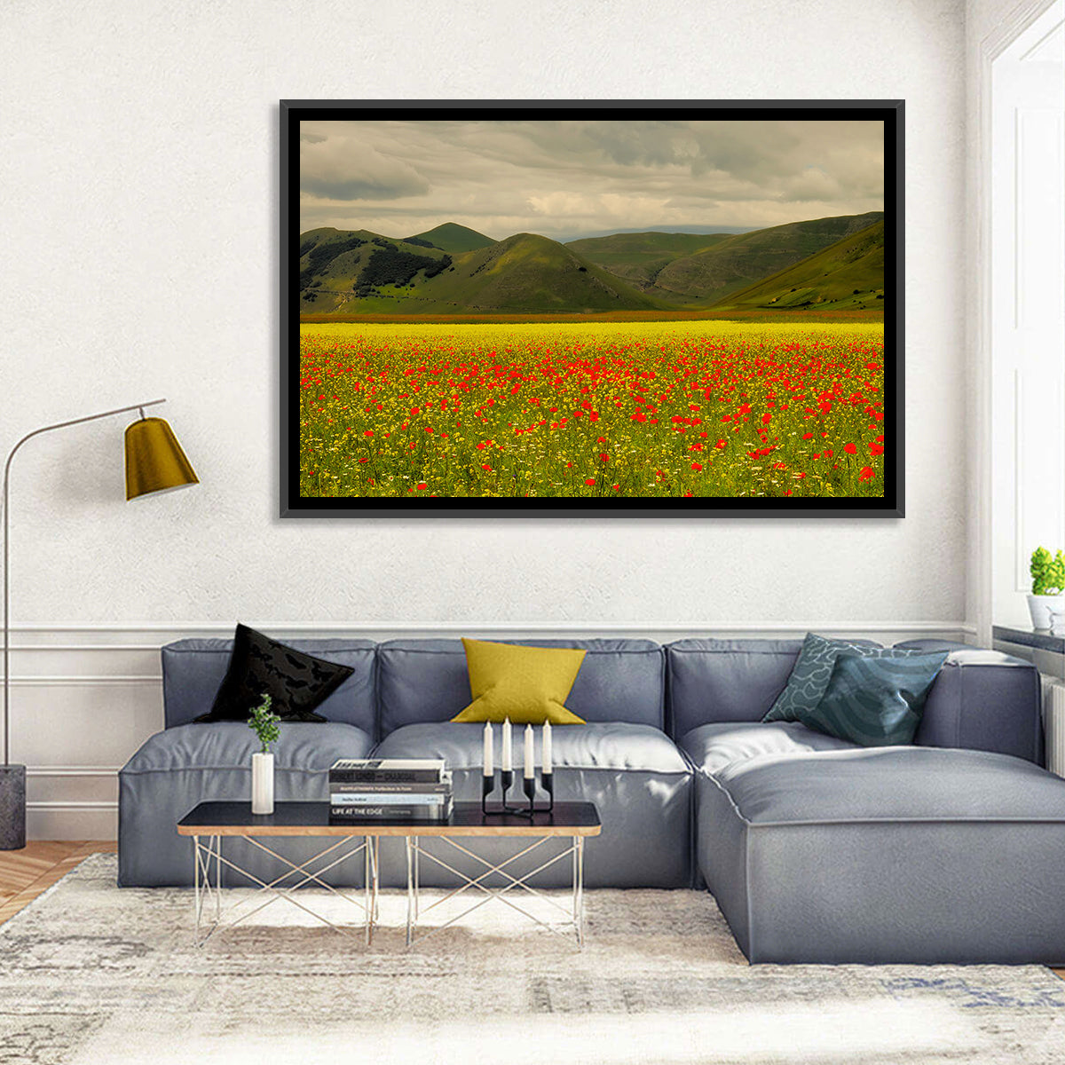 Castelluccio Wildflower Meadow Wall Art