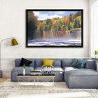 Tahquamenon Falls Autumn Waterfall Wall Art
