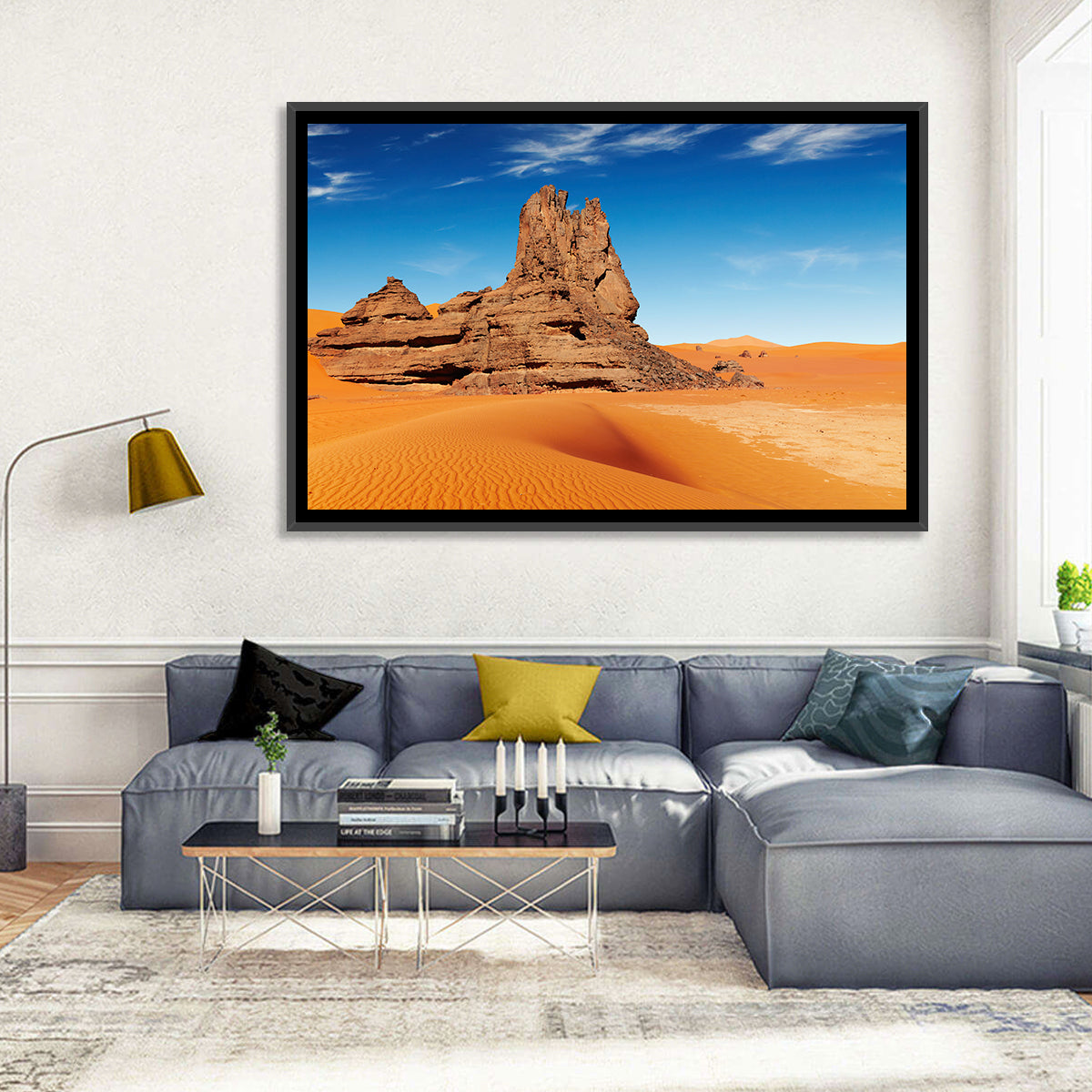 Sahara Rock Formation Landscape Wall Art