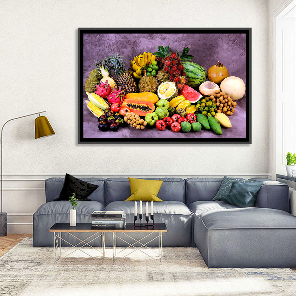 Tropical Fruit Still Life Wall Art