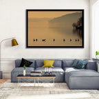 Lake Degray Geese Silhouette Wall Art