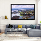 Guatapé Reservoir Aerial View Wall Art