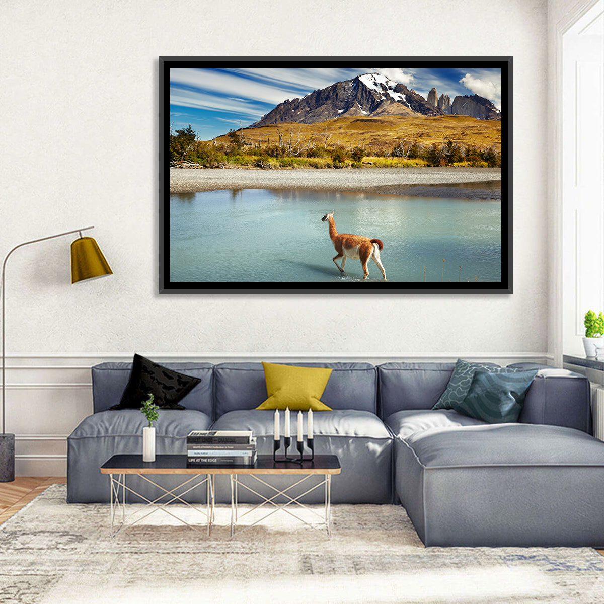 Torres Del Paine, Patagonia Wall Art in a room, landscape