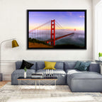 Foggy Golden Gate Bridge Wall Art