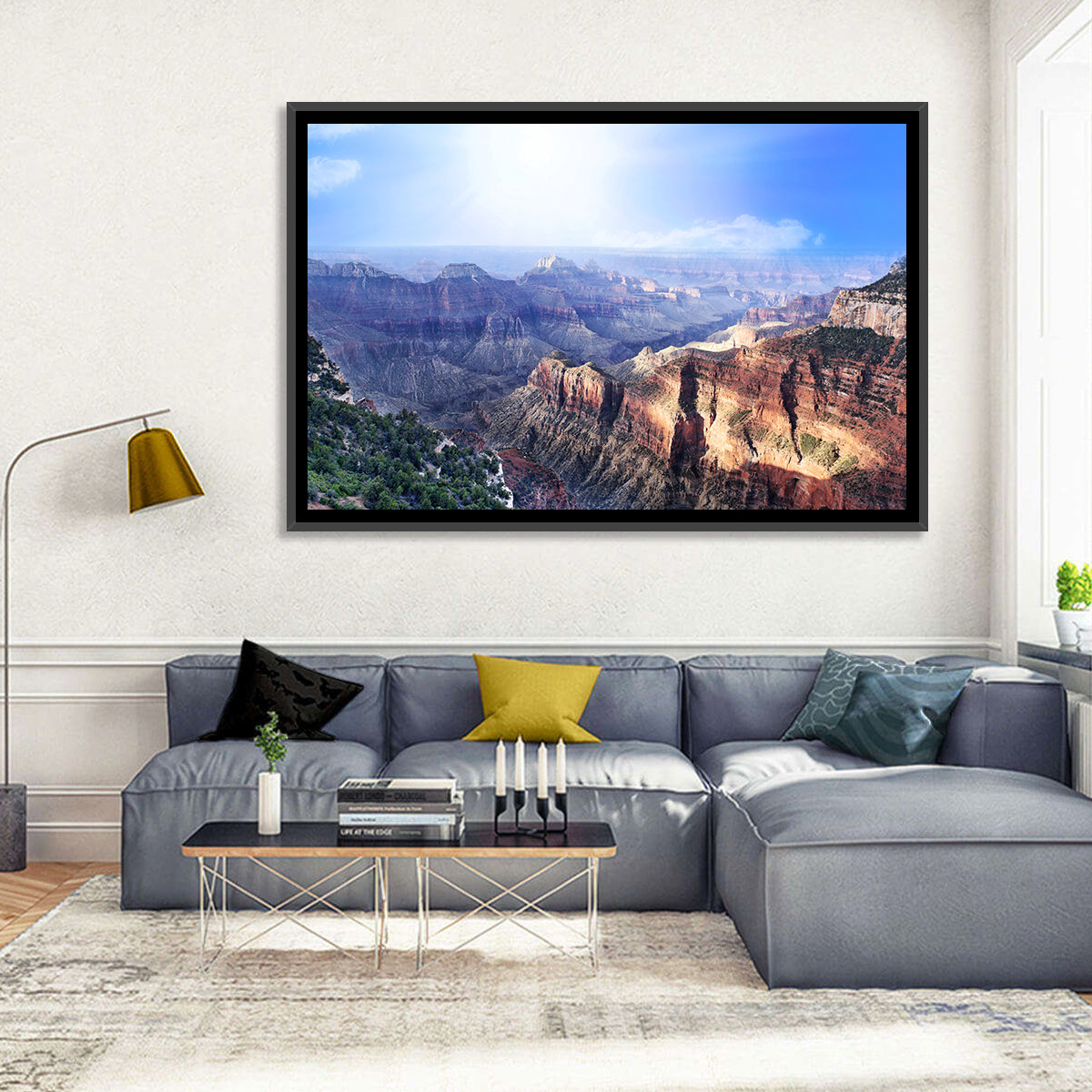 Grand Canyon Sunlit Vista Wall Art
