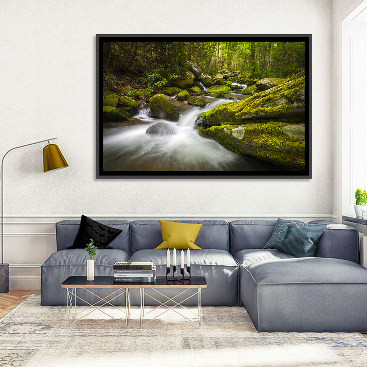 Gatlinburg Park Stream Wall Art