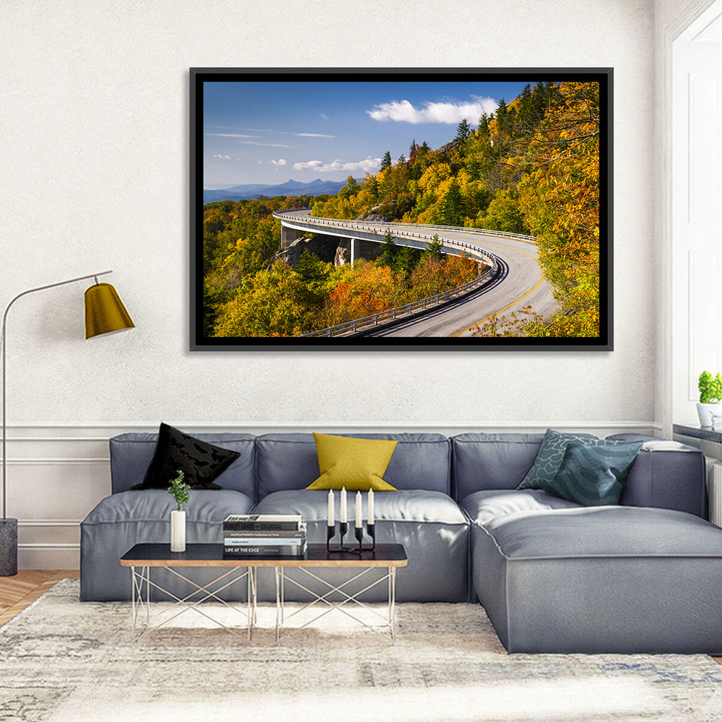 Linn Cove Viaduct at Grandfather Mountain Wall Art