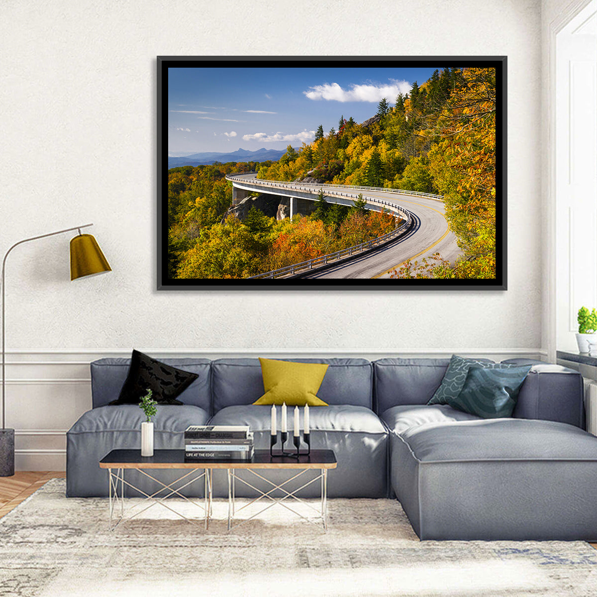 Linn Cove Viaduct at Grandfather Mountain Wall Art