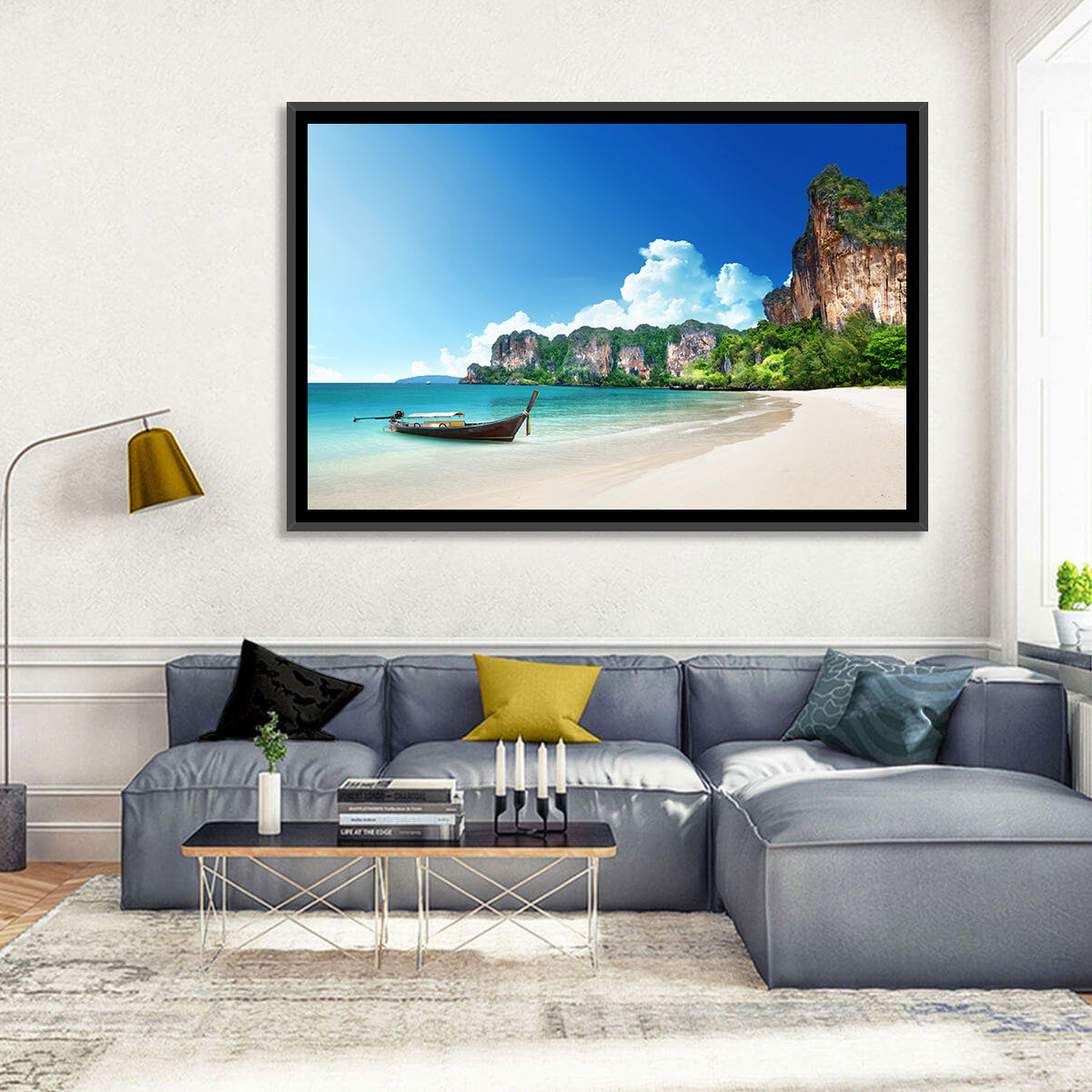 Railay Beach View, Krabi Wall Art