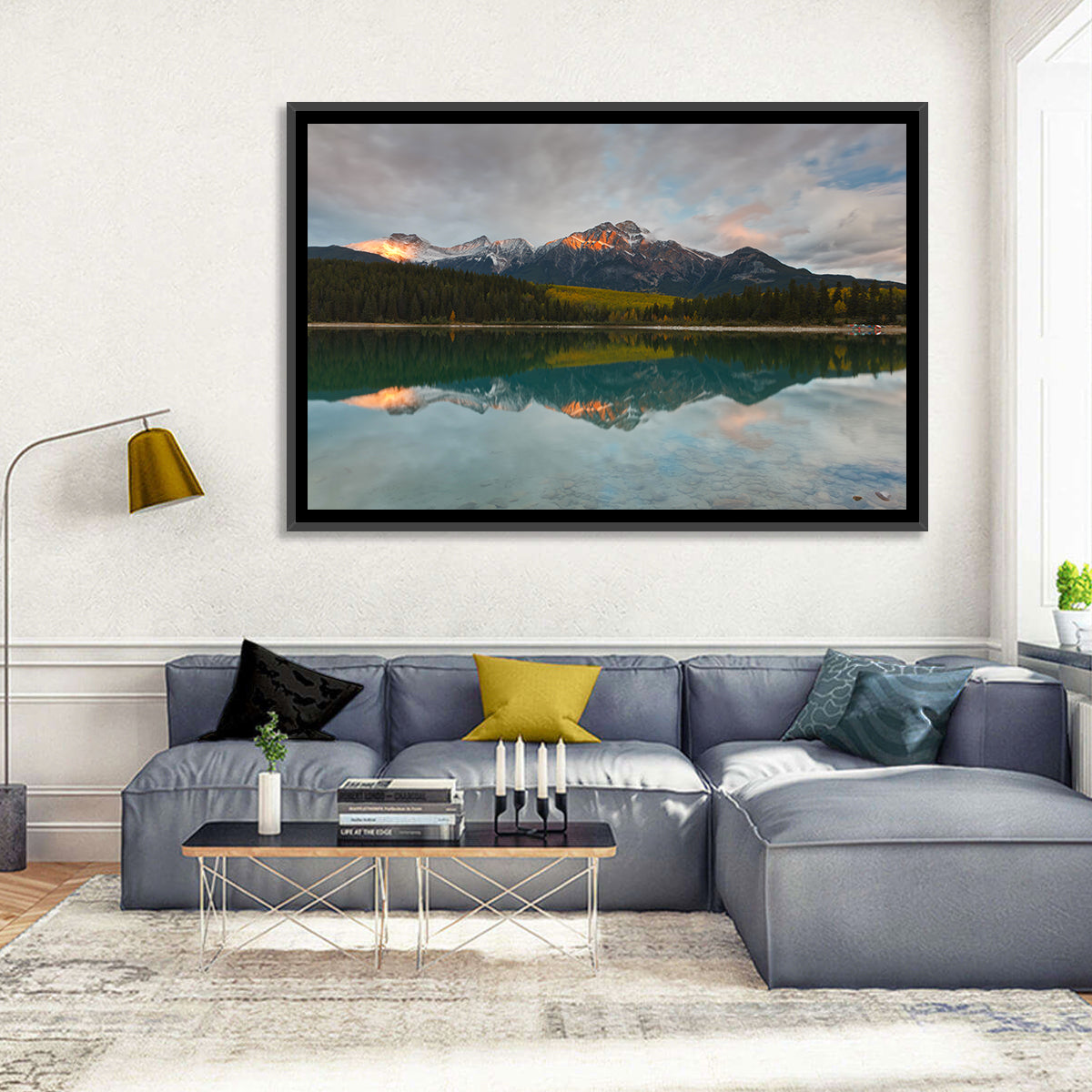 Patricia Lake Sunset Wall Art