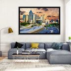 Atlanta Downtown Skyline Wall Art