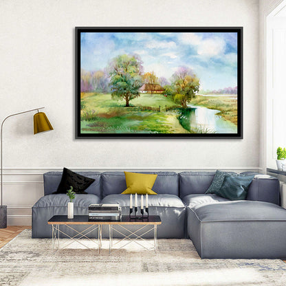 Village Life Concept Wall Art