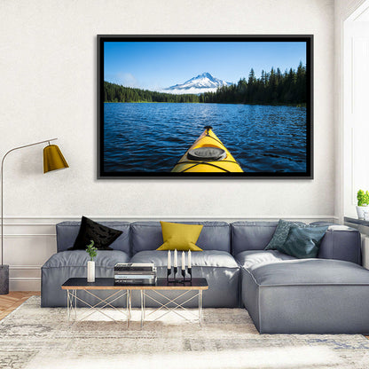 Kayak in Trillium Lake Wall Art