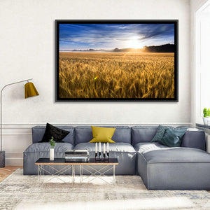 Blooming Wheat Field Wall Art