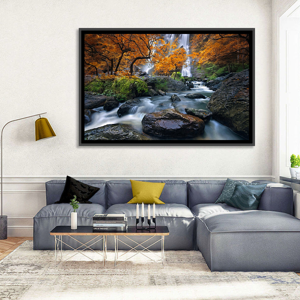 Konglan Autumn Waterfall Wall Art