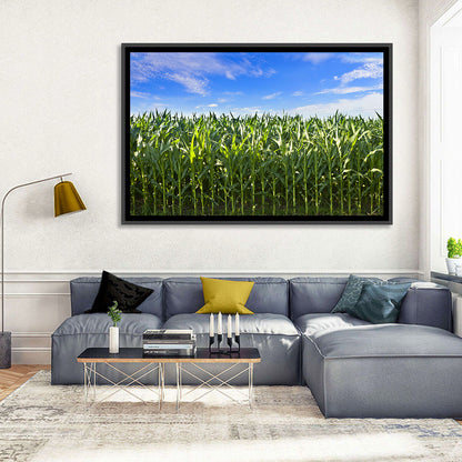 Green Corn Field Wall Art