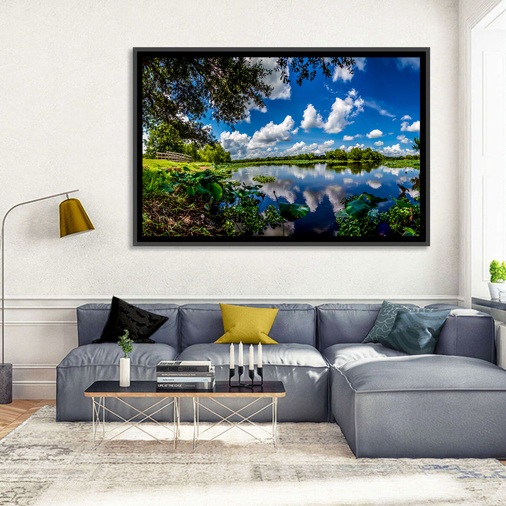 Brazos Bend Lake Reflection Wall Art
