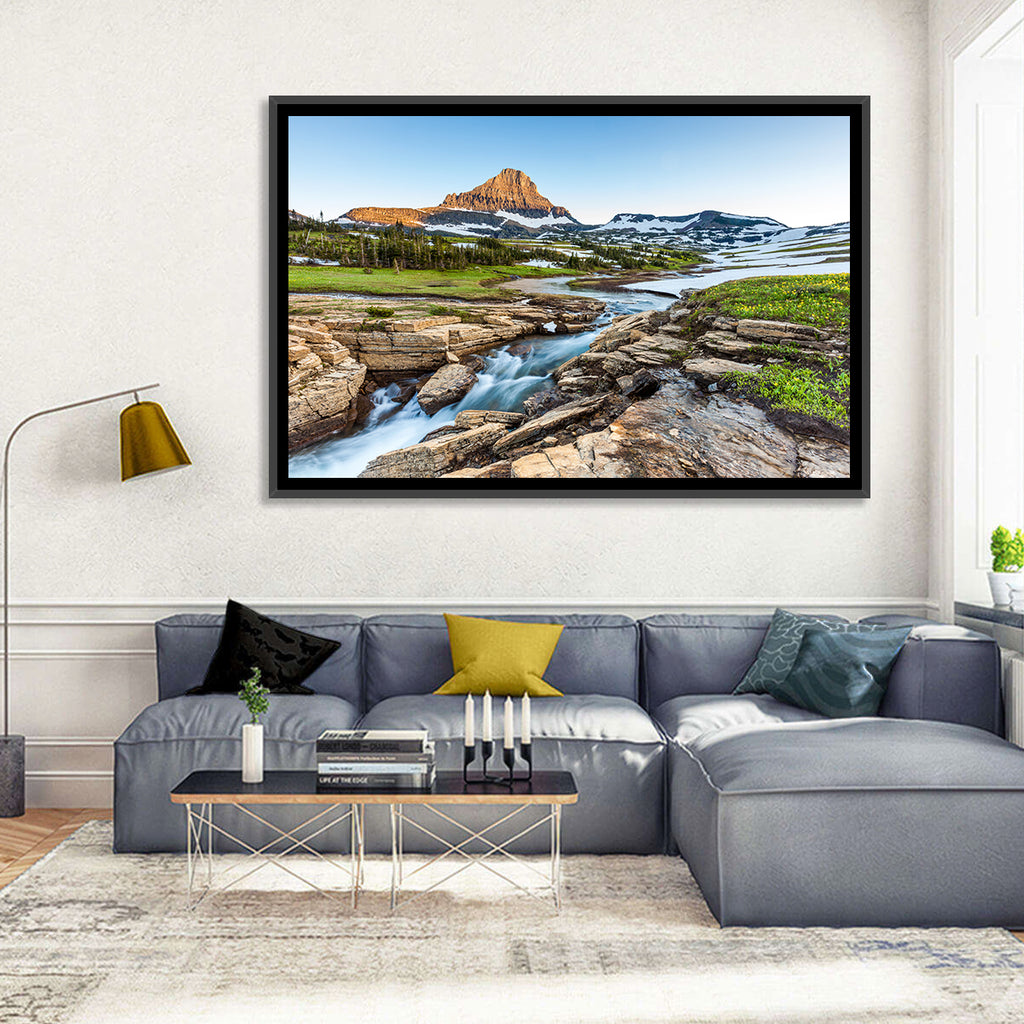 Logan Pass Golden Hour Wall Art