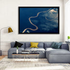 Sunlit Meander of the Amazon River Wall Art
