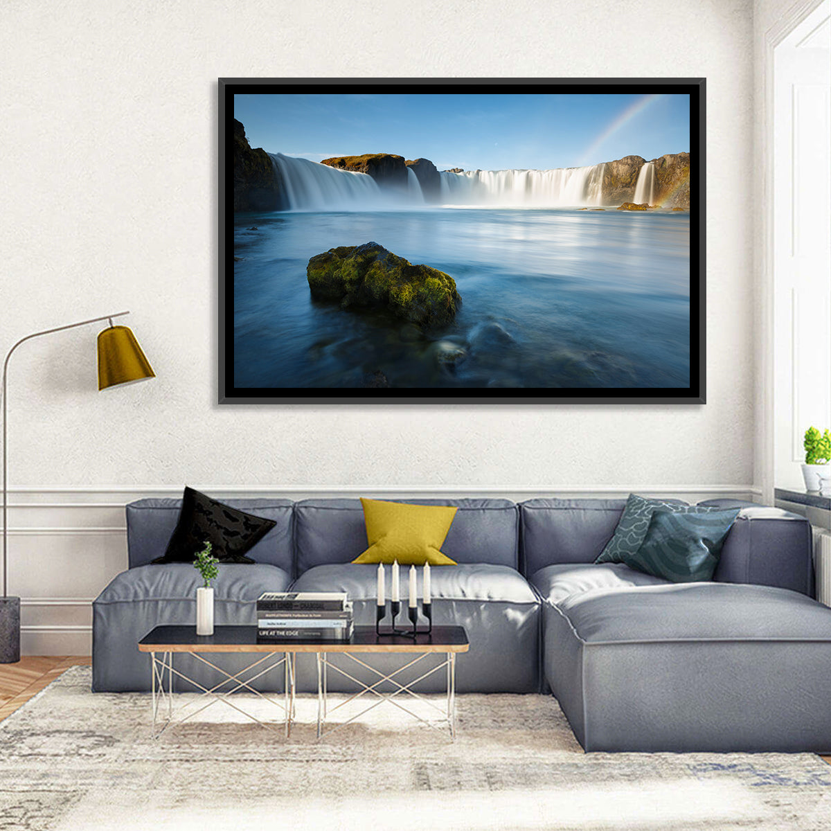 Goðafoss Waterfall, Mývatn Wall Art