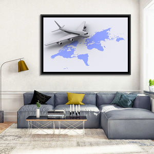 Airplane World Tour Wall Art