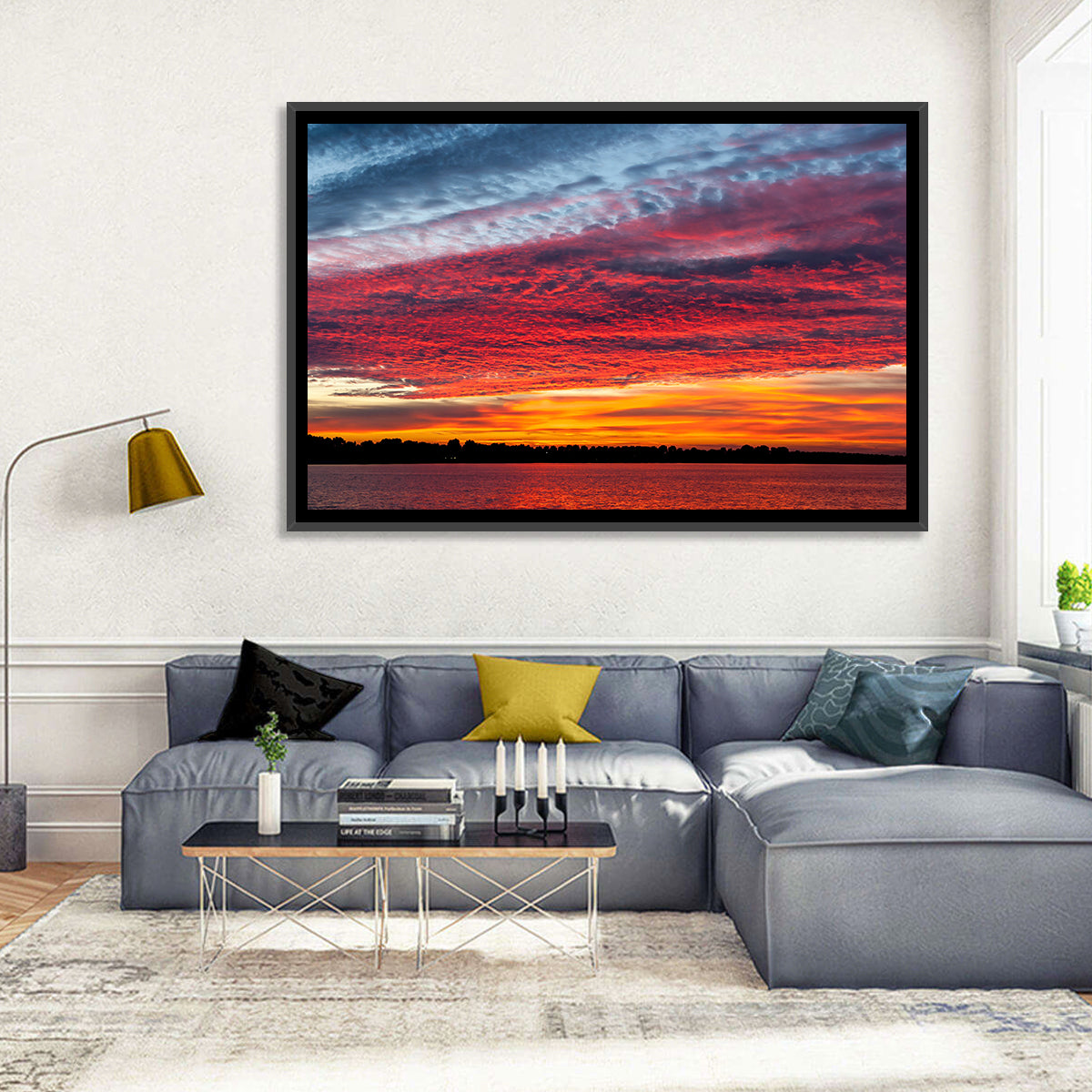 Lake Ijssel Sunset Wall Art