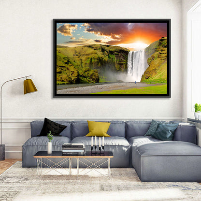 Skogafoss Waterfall Wall Art