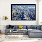 Snow-capped Afghan Mountains Wall Art
