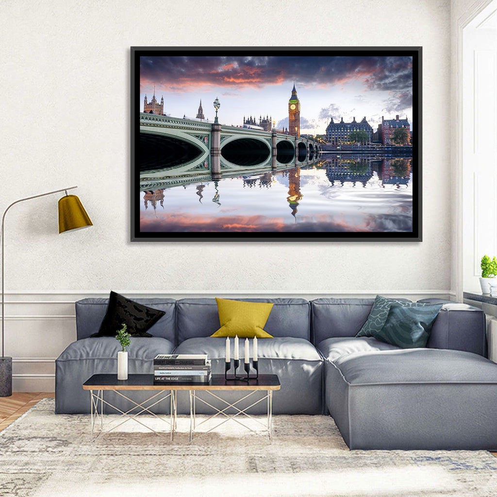 Westminster Bridge at Dusk Wall Art