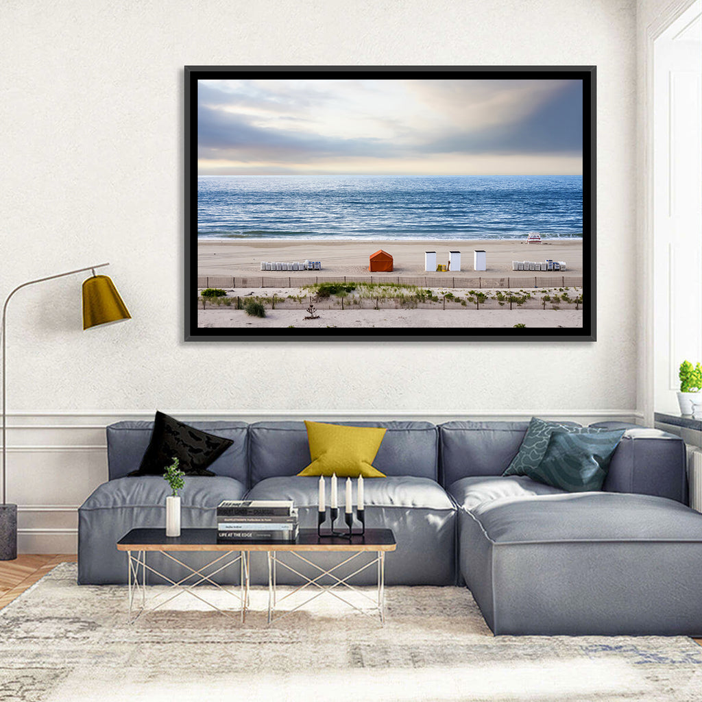 Cape May Beach Huts Wall Art