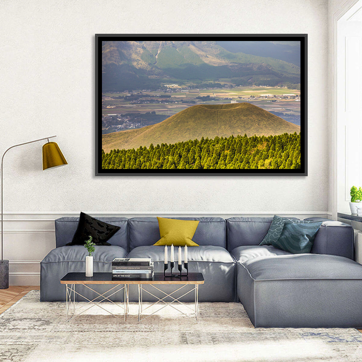 Mount Aso Komezuka Crater Wall Art
