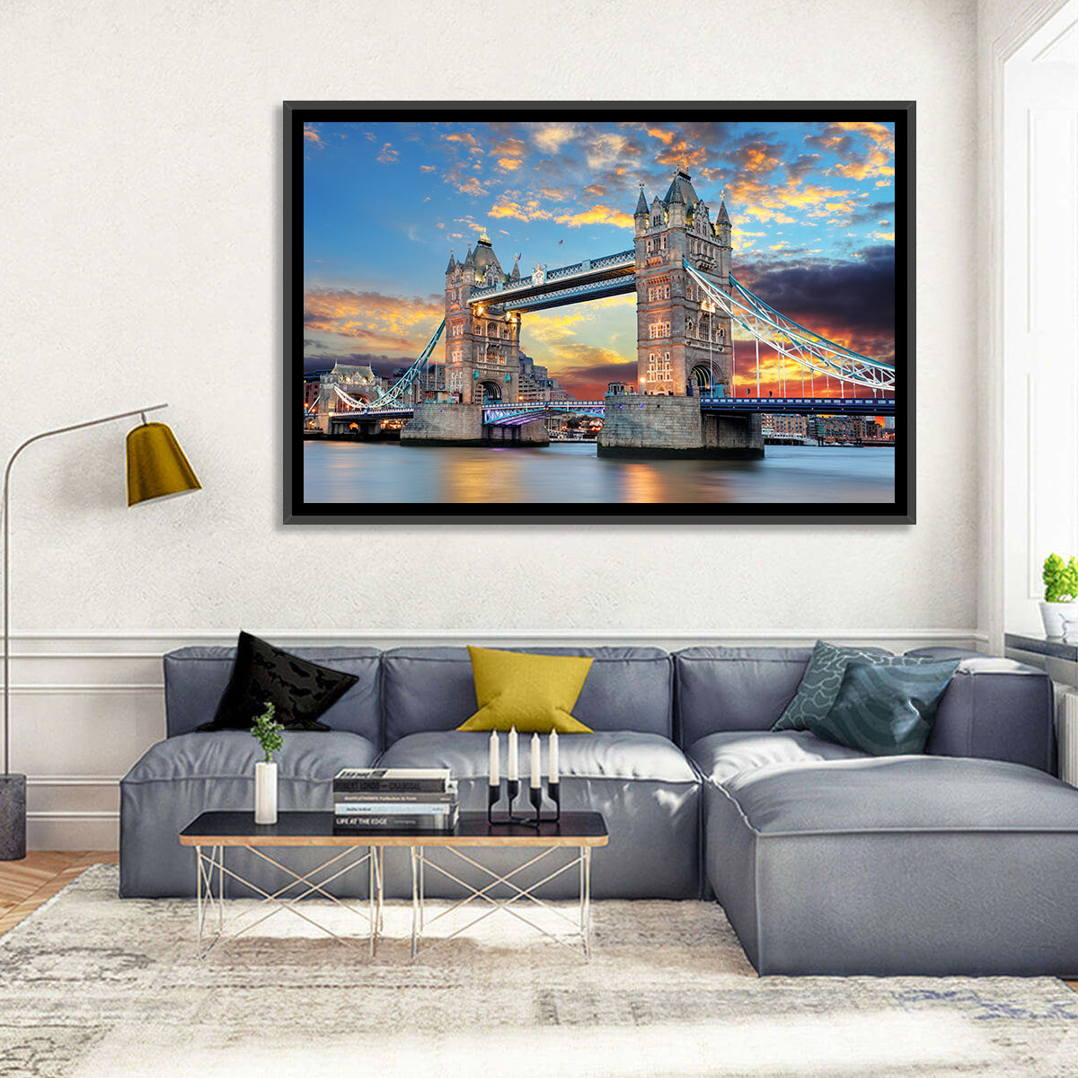 Tower Bridge at Sunset Wall Art