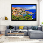 Symi Harbor, Greece Wall Art