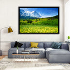 Alpine Wildflower Meadow Wall Art
