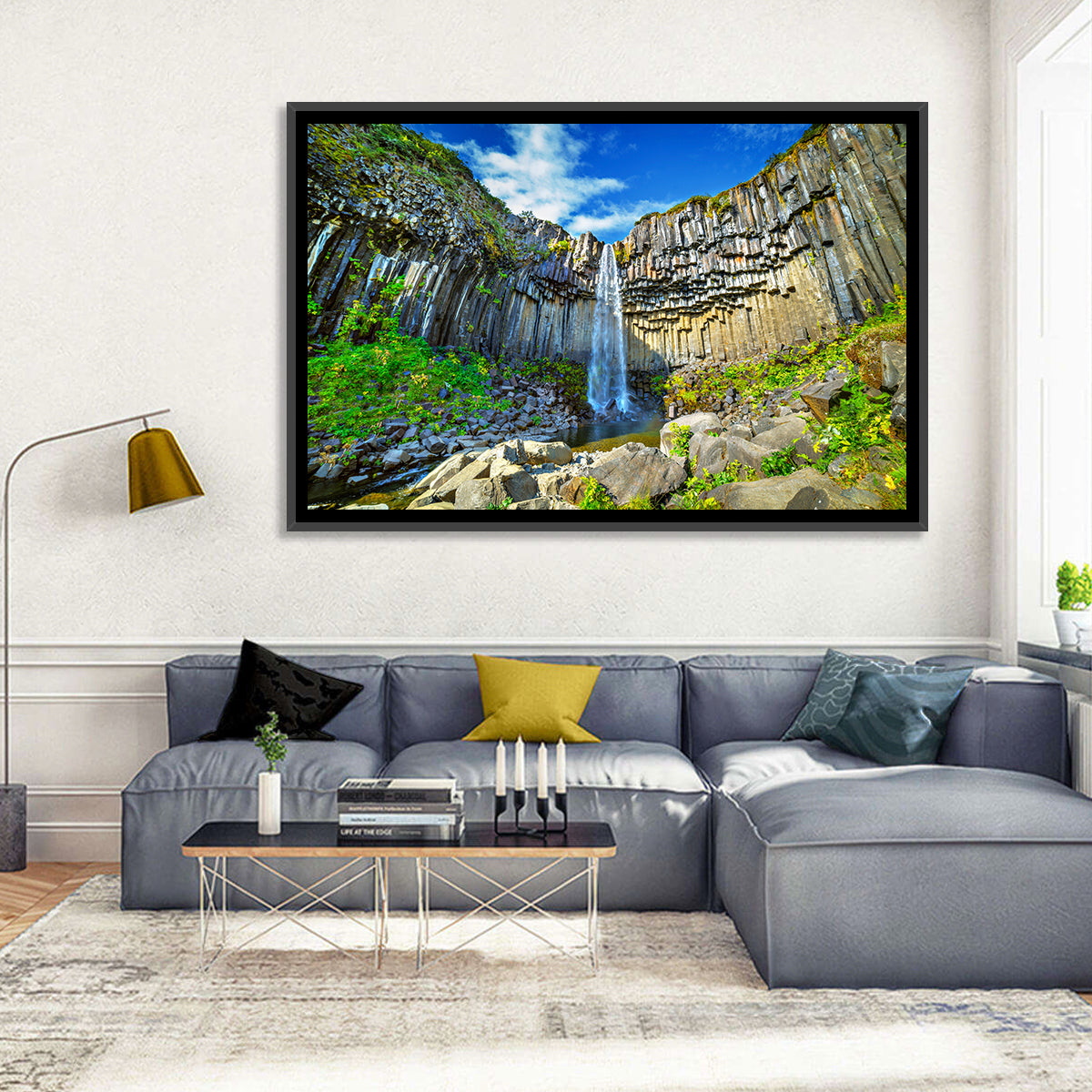 Svartifoss Basalt Falls Wall Art