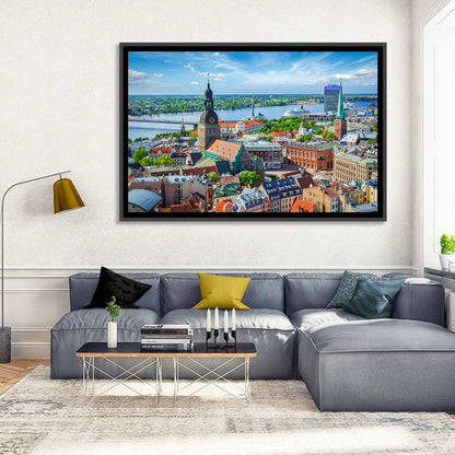 Riga Cityscape Wall Art