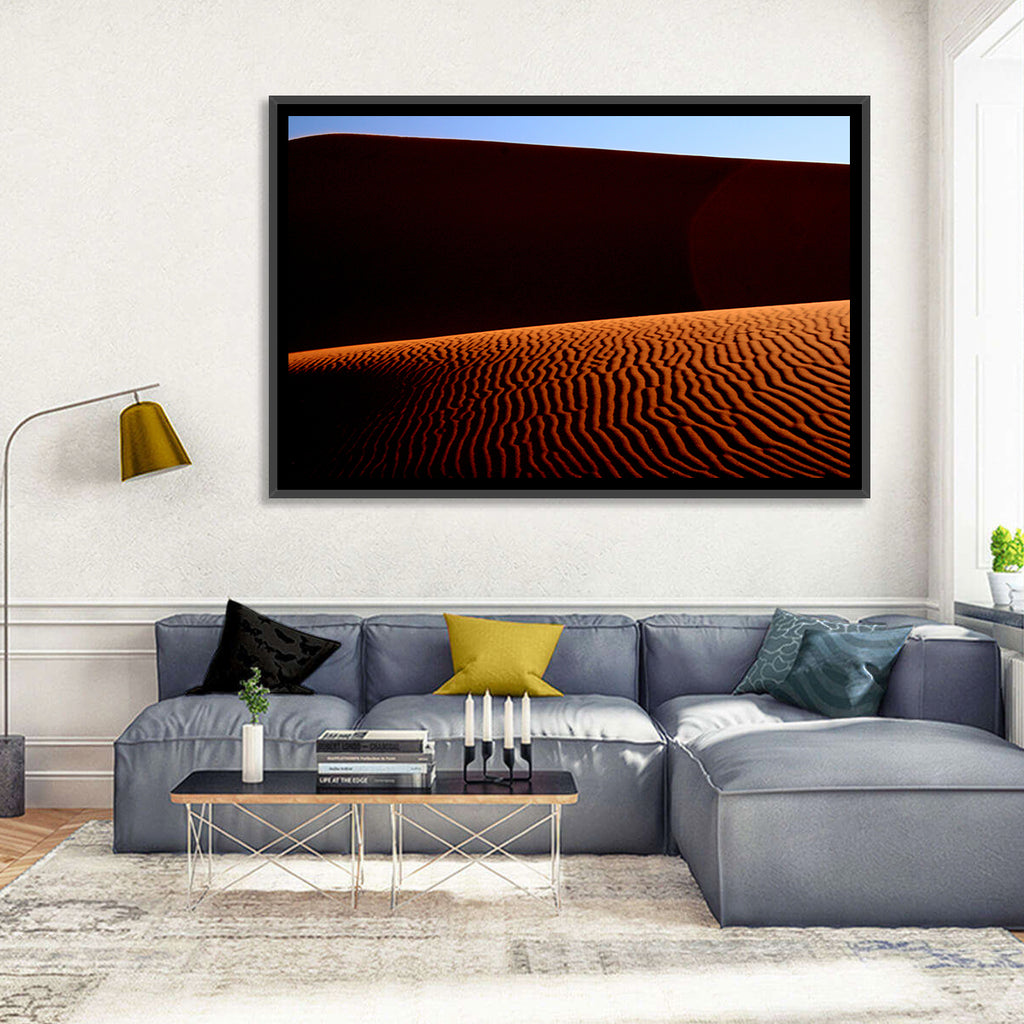 Golden Hour Sand Dunes Wall Art
