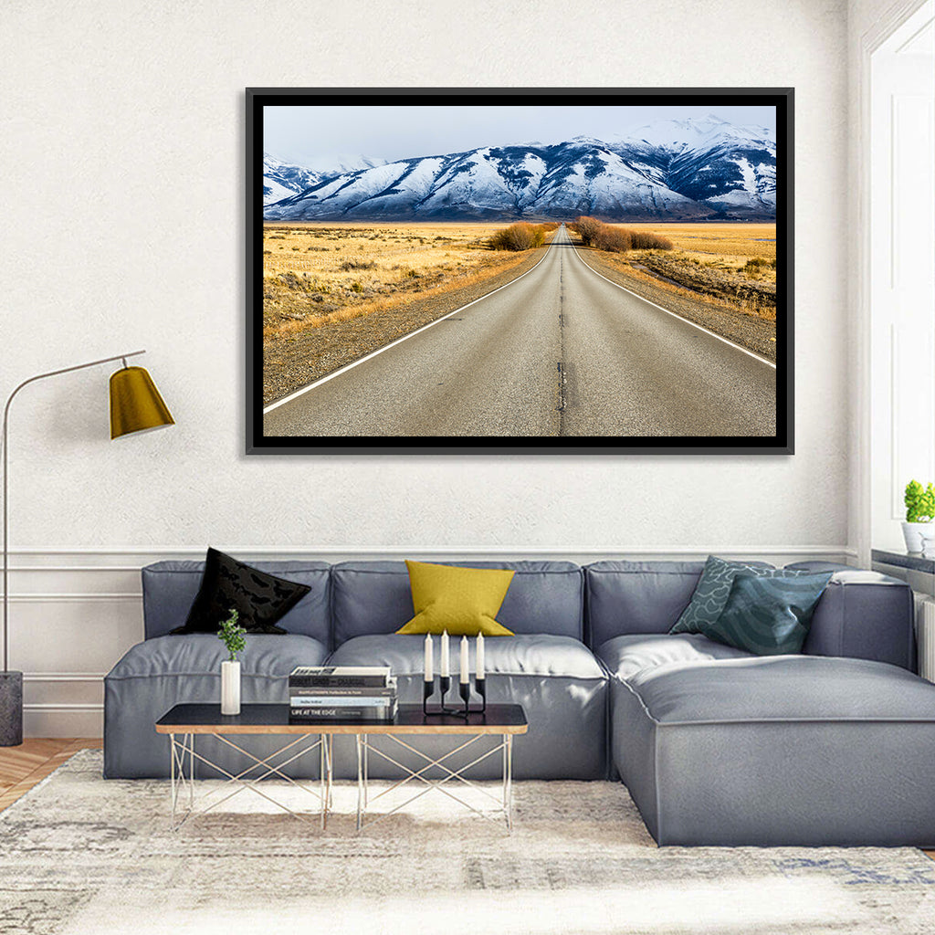 El Calafate Road with Snow Peaks Wall Art