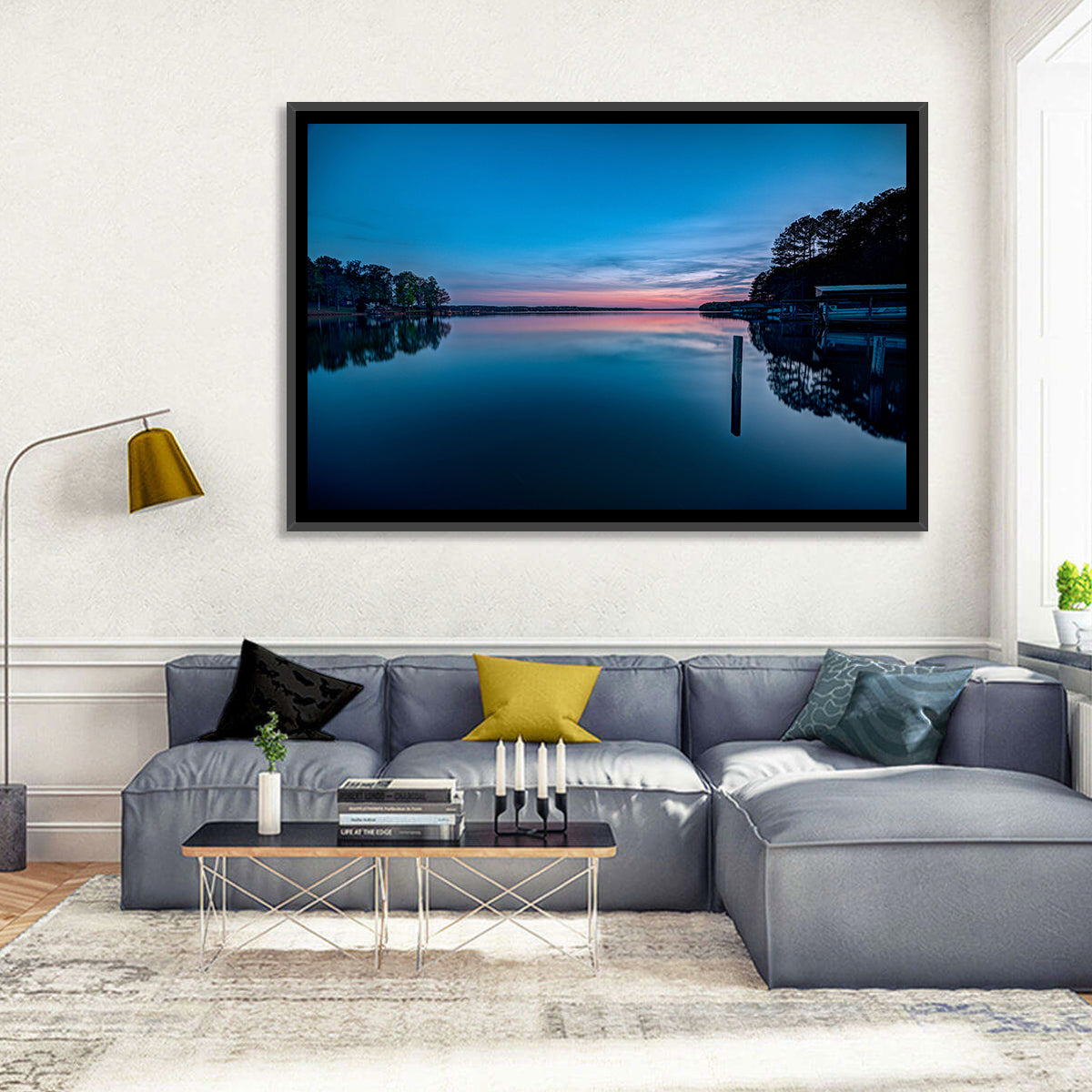 Lake Gaston Sunset Wall Art