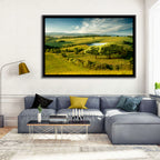 Rolling Hills with Pond Wall Art