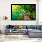 Plitvice Lakes Boardwalk Wall Art
