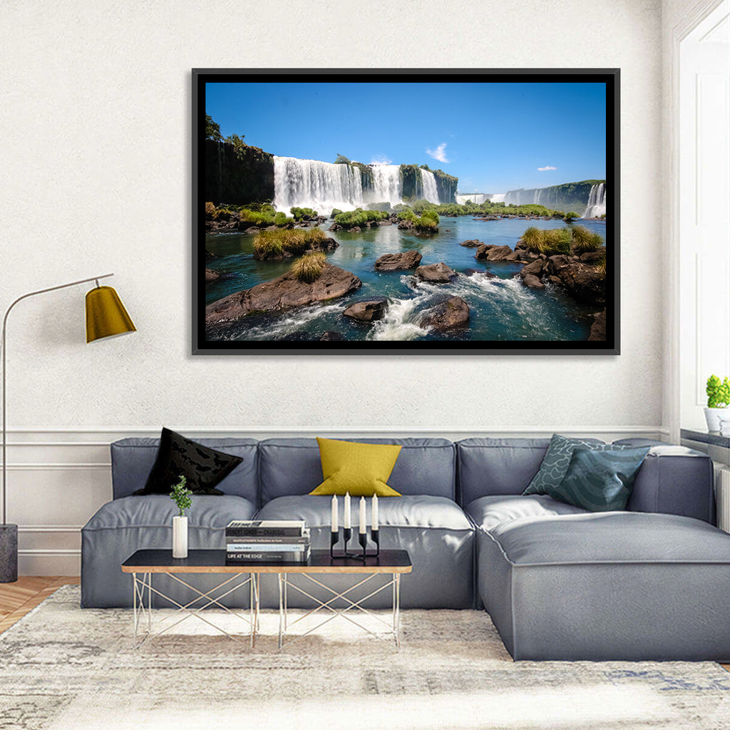Iguazu River and Falls, Foz Do Iguaçu Wall Art