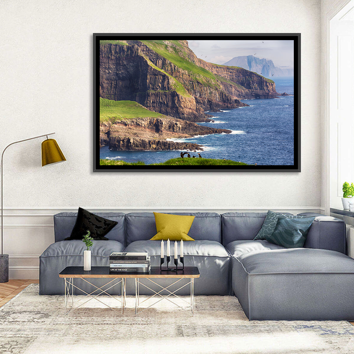 Mykines Cliffs, Faroe Islands Wall Art