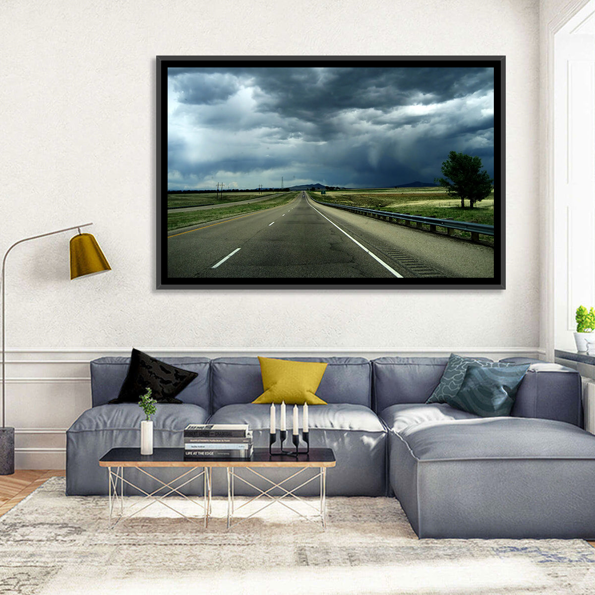 Stormy New Mexico Highway Wall Art