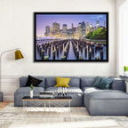 Manhattan Skyline at Twilight Wall Art