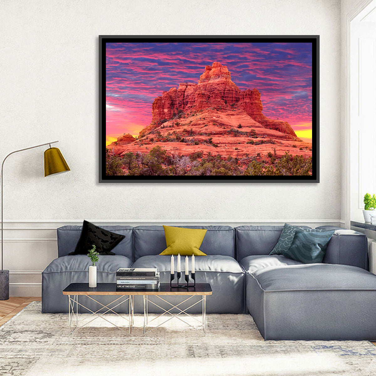 Bell Rock Sunset, Sedona Wall Art