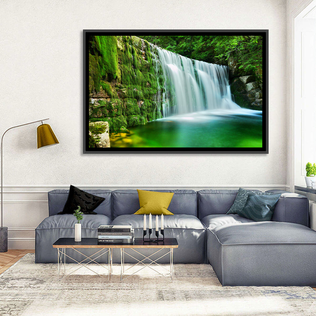 Emerald Lake Cascade Wall Art