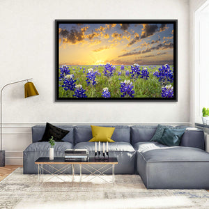 Bluebonnets Field Wall Art