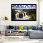 Iguazu Falls River View Wall Art